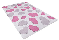 Kids Pink Rug – Digital Print Children's Carpet | Non Slip, Antibacterial, Washable Floor Mat