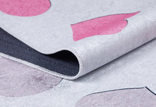 Kids Pink Rug – Digital Print Children's Carpet | Non Slip, Antibacterial, Washable Floor Mat