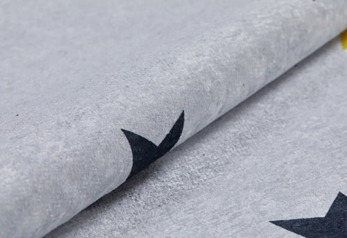 Kids Digital Print Rug – White Figured Non Slip Washable Carpet for Children’s Room