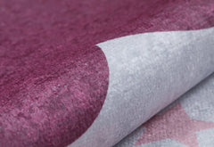 Kids Digital Print Rug – White Sky Design | Non Slip, Antibacterial Playroom Carpet