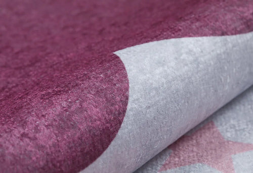 Kids Digital Print Rug – White Sky Design | Non Slip, Antibacterial Playroom Carpet