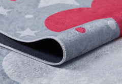Kids Pink Rug - Digital Print Carpet | Antibacterial, Non Slip Children's Area Rug
