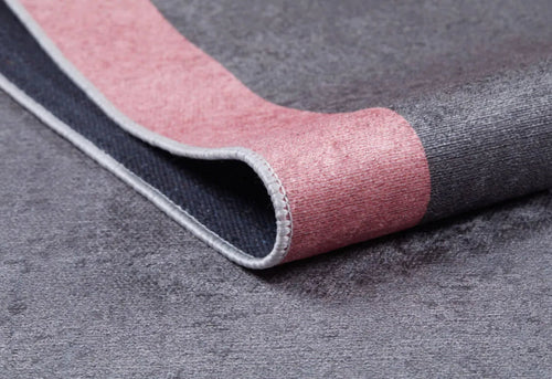 Cangsa Grey Figured Digital Print Kids Rug