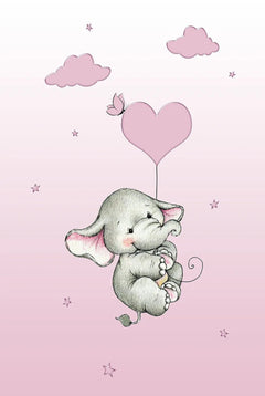 Kids Pink Rug – Digital Print Figured Design, Non Slip Washable Carpet