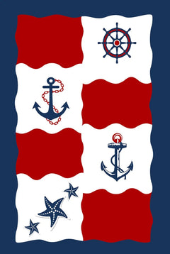 Zhuhai Blue Figured Digital Print Kids Rug