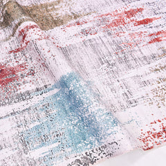 Modern Chenille Area Rug - Washable Non Slip Kilim Flatweave Carpet for Living Room