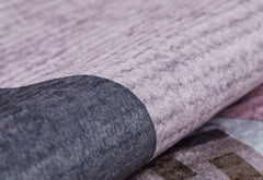 Kids Pink Rug - Digital Print Non Slip Washable Carpet for Children's Playroom