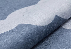 Kids Digital Print Rug - Grey Figured Non Slip Antibacterial Children's Area Rug