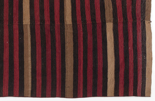 Girit Multy Striped Wool Handmade Area Rug 6'0" x 9'6"