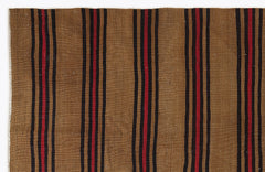 Girit Multy Striped Wool Handmade Area Rug 5'2" x 9'2"