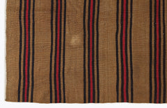 Girit Multy Striped Wool Handmade Area Rug 5'2" x 9'2"