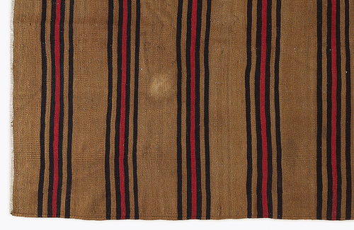 Girit Multy Striped Wool Handmade Area Rug 5'2" x 9'2"