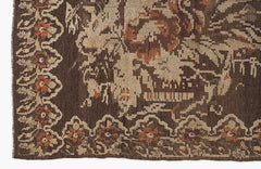 Girit Red Floral Wool Handmade Area Rug 5'9" x 9'6"