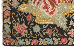 Girit Red Floral Wool Handmade Area Rug 5'9" x 11'0"