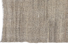 Girit Beige Striped Wool Handmade Area Rug 5'10" x 9'6"
