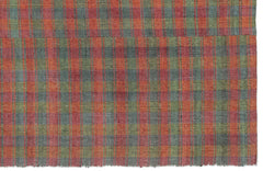 Girit Beige Striped Wool Handmade Area Rug 6'11" x 7'5"