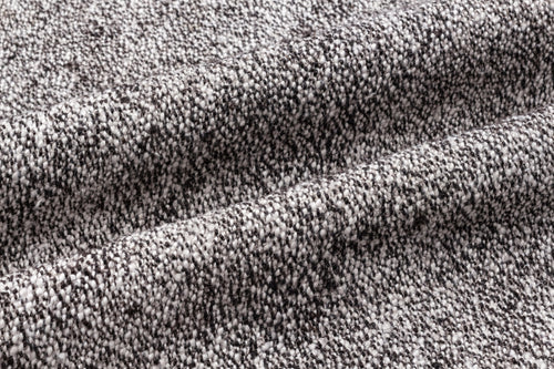 Girit Beige Striped Wool Handmade Area Rug 7'1" x 9'1"