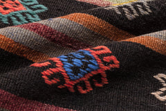 Girit Beige Striped Wool Handmade Area Rug 5'8" x 10'11"