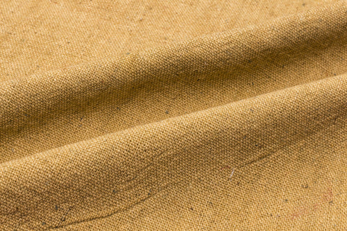 Teselya Yellow Patchwork Wool Handmade Area Rug 4'5" x 6'4"