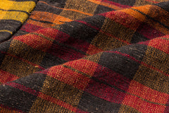 Girit Beige Striped Wool Handmade Area Rug 5'11" x 8'11"