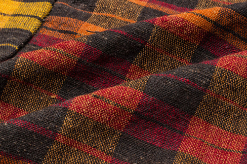 Girit Beige Striped Wool Handmade Area Rug 5'11" x 8'11"