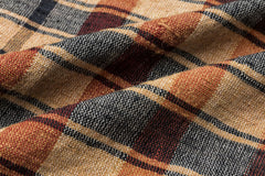 Girit Beige Striped Wool Handmade Area Rug 5'11" x 9'5"