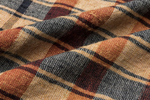 Girit Beige Striped Wool Handmade Area Rug 5'11" x 9'5"