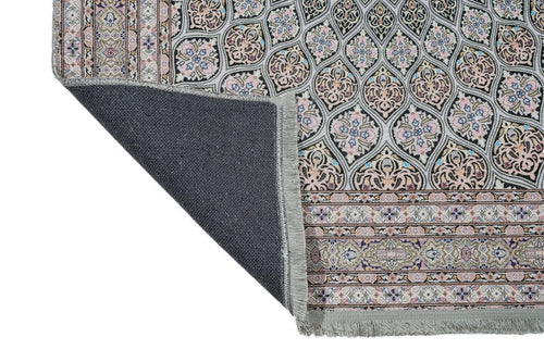 Classic Cotton Area Rug – Beige Chenille Digital Print Rug by Pia Monte