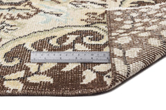 Atina 10013 Beige Vintage Wool Handmade Area Rug 5'9" x 9'9"