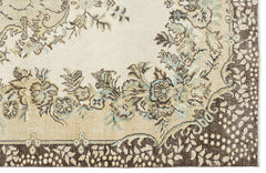 Atina 10013 Beige Vintage Wool Handmade Area Rug 5'9" x 9'9"