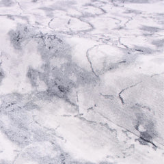 Modern Area Rug – Machine Made Polyester Rug | Grey Marble Style Carpet