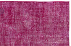 Atina Pink Vintage Wool Handmade Area Rug 5'0" x 8'9"