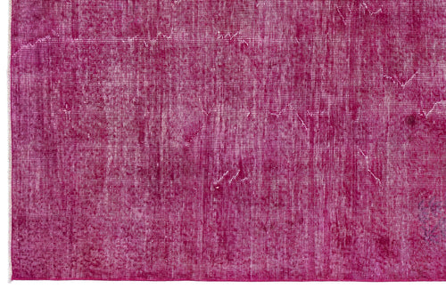Atina Pink Vintage Wool Handmade Area Rug 5'0" x 8'9"