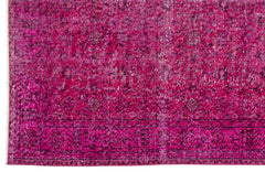 Atina Pink Vintage Wool Handmade Area Rug 5'7" x 8'10"