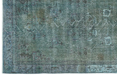 Atina Turquoise Vintage Wool Handmade Area Rug 3'10" x 6'9"