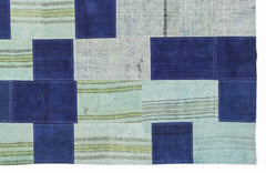 Teselya 1046 Multy Patchwork Wool Handmade Area Rug 5'3" x 7'7"