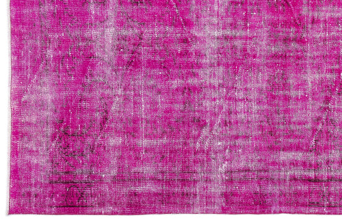 Atina Pink Vintage Wool Handmade Area Rug 5'0" x 8'3"