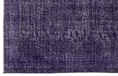 Atina Purple Vintage Wool Handmade Area Rug 5'6" x 8'6"