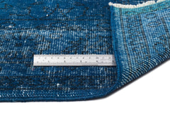 Atina Turquoise Vintage Wool Handmade Area Rug 5'3" x 8'4"