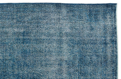 Atina Turquoise Vintage Wool Handmade Area Rug 5'3" x 8'4"