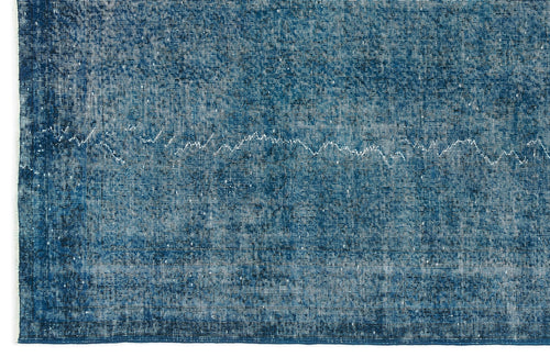 Atina Turquoise Vintage Wool Handmade Area Rug 5'3" x 8'4"