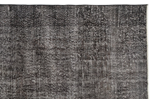 Atina Grey Vintage Wool Handmade Area Rug 6'2" x 10'4"