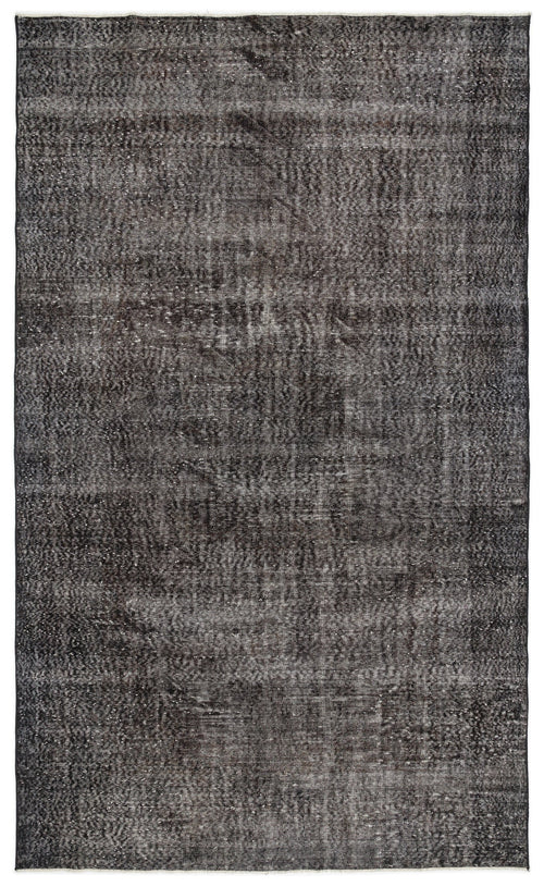 Atina Grey Vintage Wool Handmade Area Rug 6'2" x 10'4"