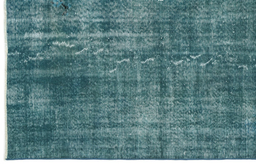 Atina Turquoise Vintage Wool Handmade Area Rug 5'8" x 8'10"