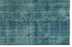 Atina Turquoise Vintage Wool Handmade Area Rug 5'8" x 8'10"