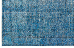 Atina Turquoise Vintage Wool Handmade Area Rug 6'6" x 10'4"