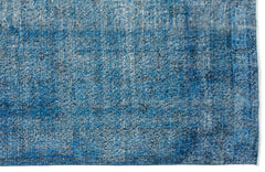 Atina Turquoise Vintage Wool Handmade Area Rug 6'6" x 10'4"