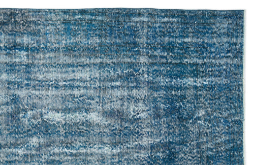 Atina Turquoise Vintage Wool Handmade Area Rug 6'7" x 9'10"