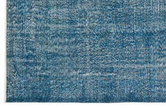 Atina Turquoise Vintage Wool Handmade Area Rug 6'7" x 9'10"