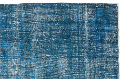 Atina Turquoise Vintage Wool Handmade Area Rug 5'0" x 8'2"